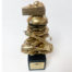 Bespoke gold food eating competition trophy.